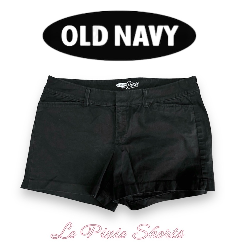 EUC Old Navy Black Le Pixie Shorts